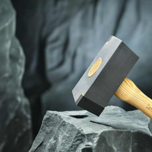 Professional 1.2 Kg Tungsten Carbide Stone Trimming Hammer for Stonemasons | Premium Masonry Tools Ireland